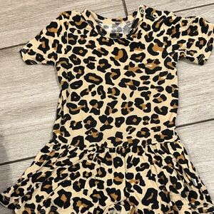 Posh Peanut Leopard Print Twirl Bodysuit